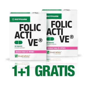 Folic Active 30 kapsula, 1+1 Gratis