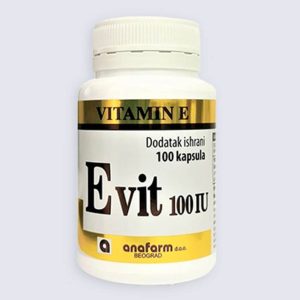 Vitamin E 100IU, 100 kapsula