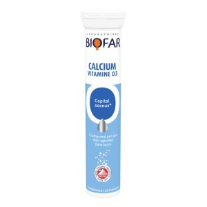 Biofar Kalcijum 500mg + vitamin D3 20 šumećih tableta