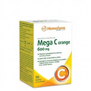 Mega C Orange 600mg 90 tableta za žvakanje