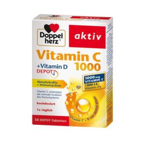 DH Aktiv vitamin C 1000 + vitamin D DEPOT TABLETE a30