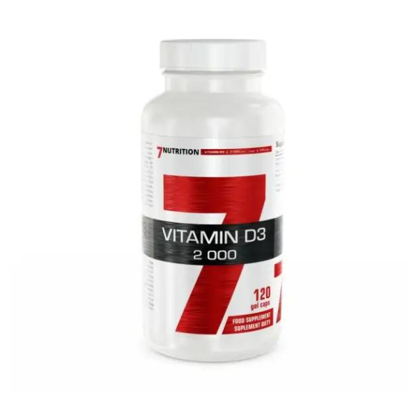 7 Nutrition Vitamin D 2000 gel kapsule a120