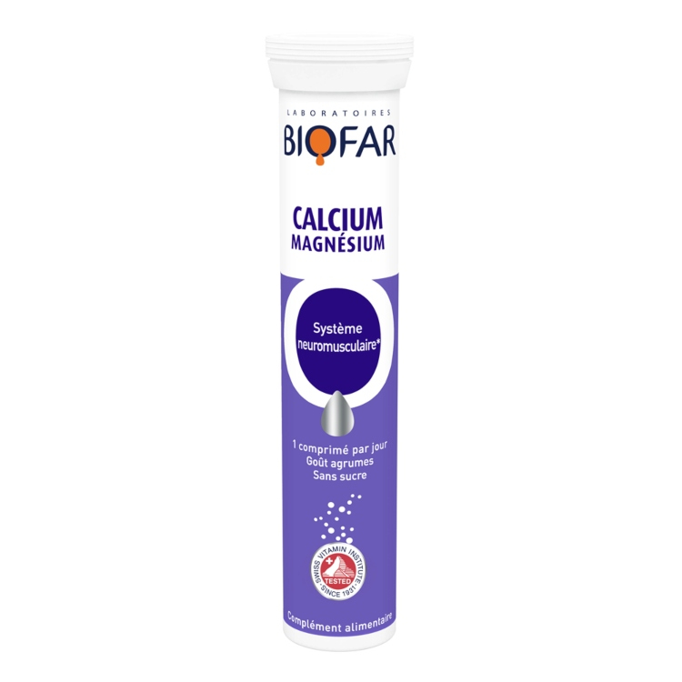 Biofar Kalcijum + magnezijum 20 šumećih tableta